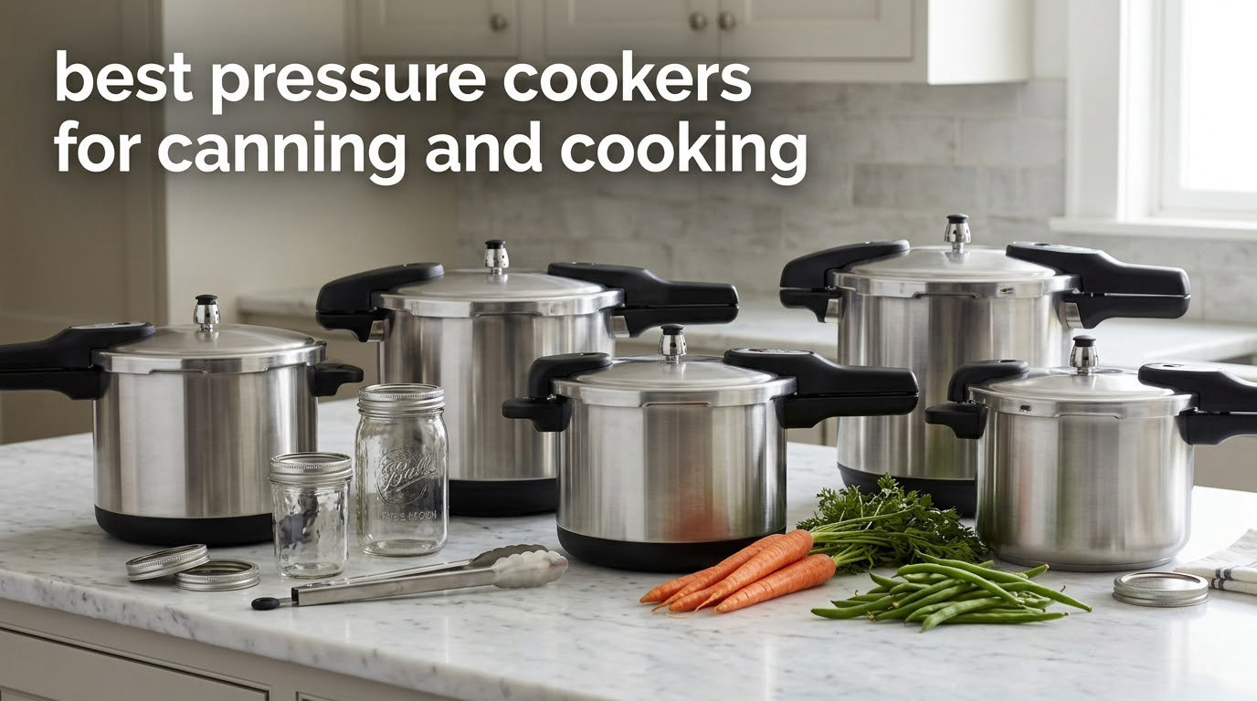 best pressure cookers for canning and cooking