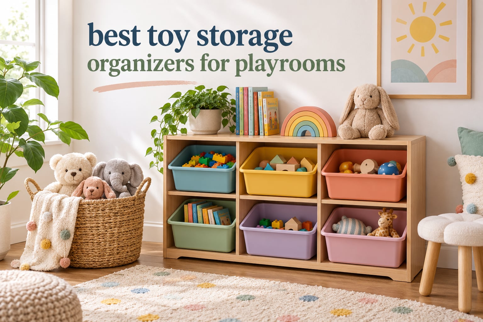 best toy storage organizers for playrooms