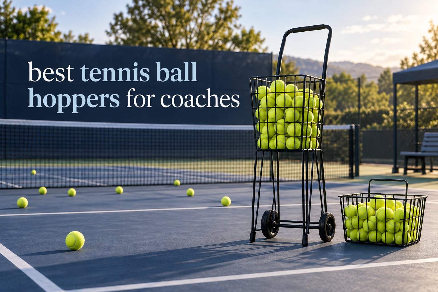 best tennis ball hoppers for coaches