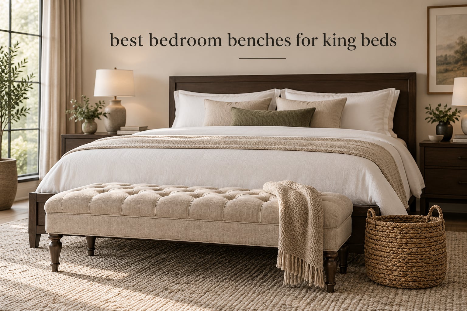 best bedroom benches for king beds