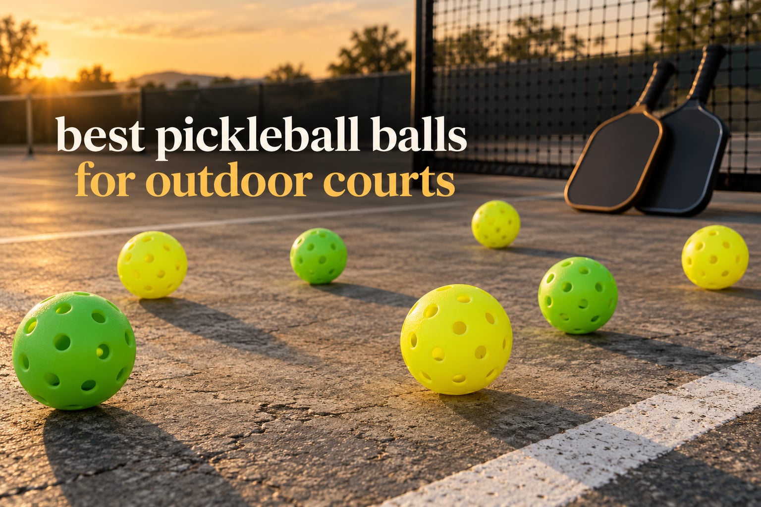 best pickleball balls for outdoor courts