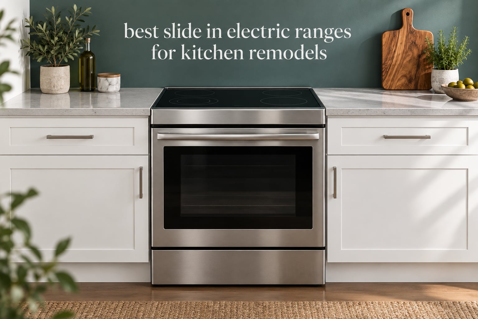 best slide in electric ranges for kitchen remodels