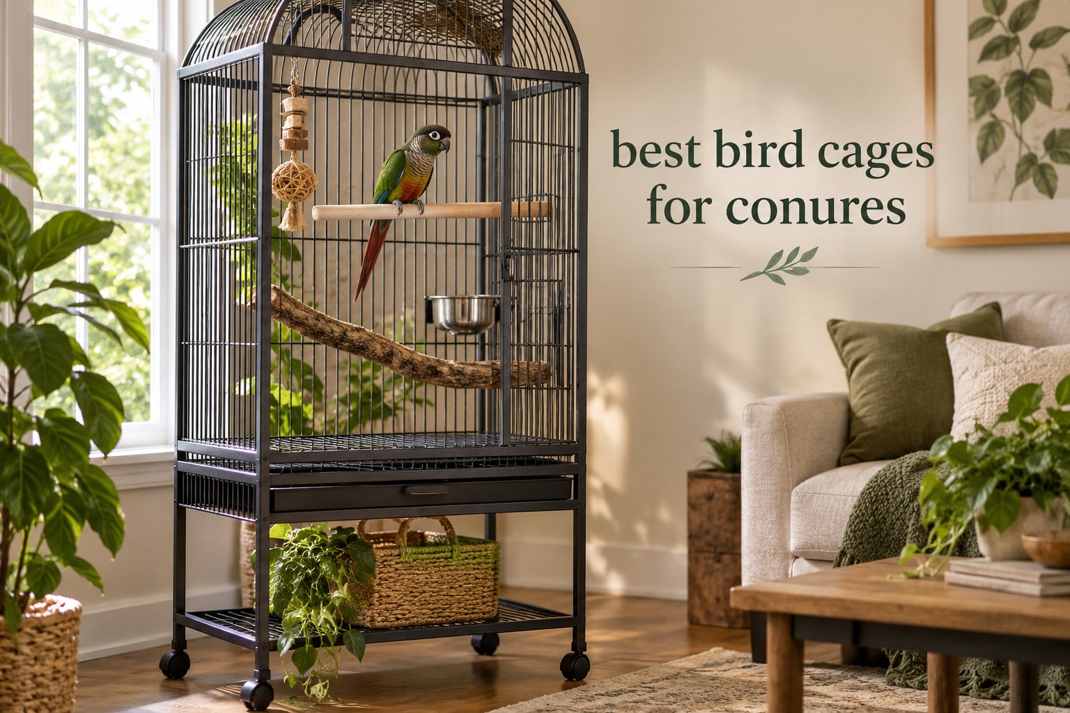 best bird cages for conures