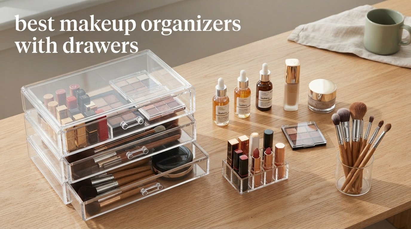 best makeup organizers with drawers