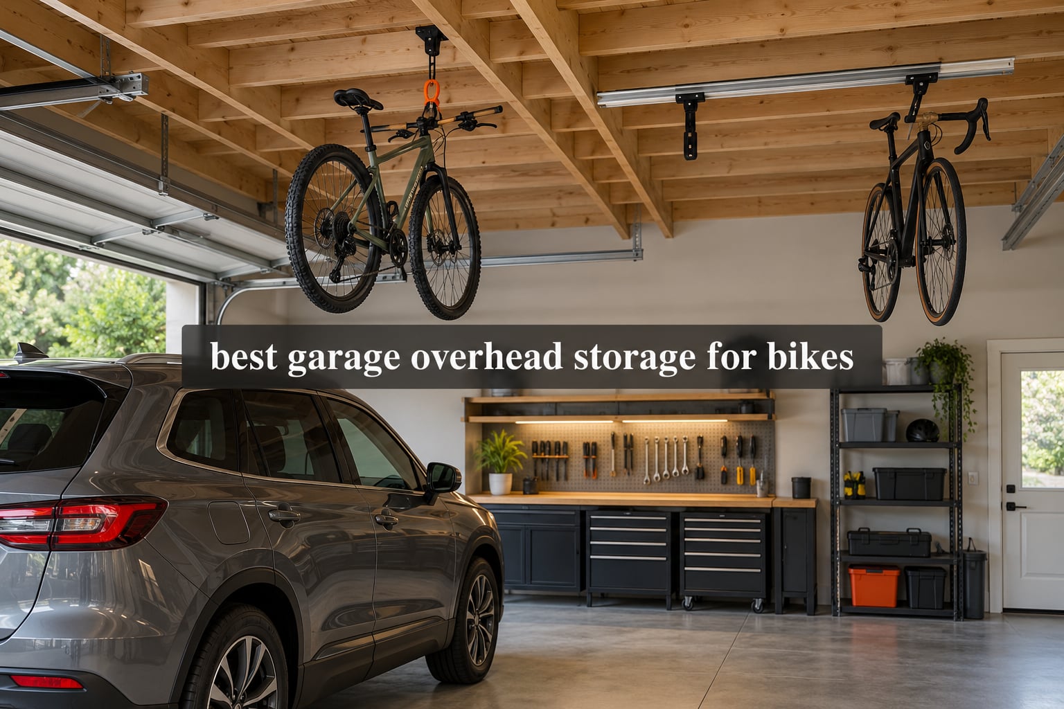 best garage overhead storage for bikes