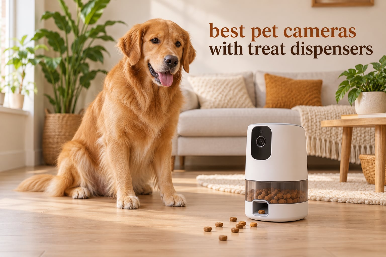 best pet cameras with treat dispensers