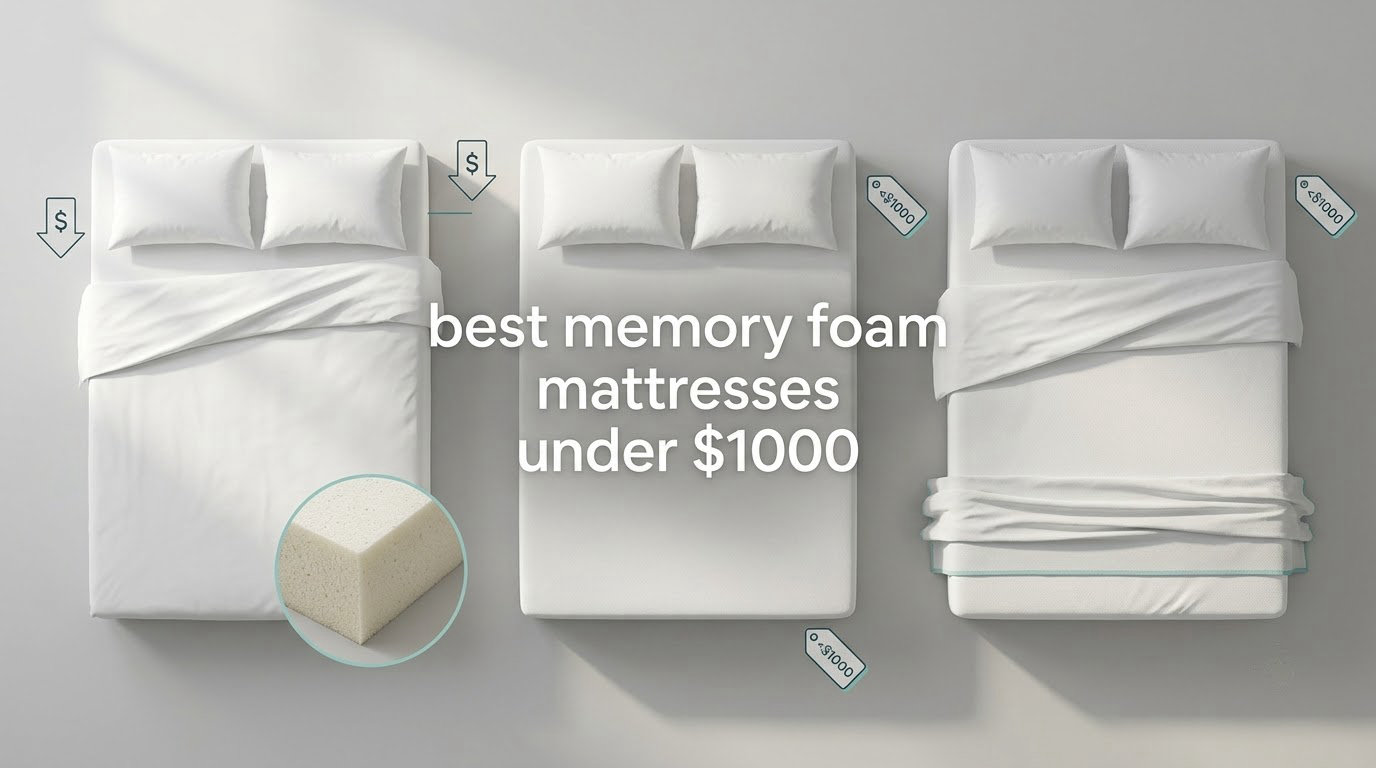 best memory foam mattresses under $1000