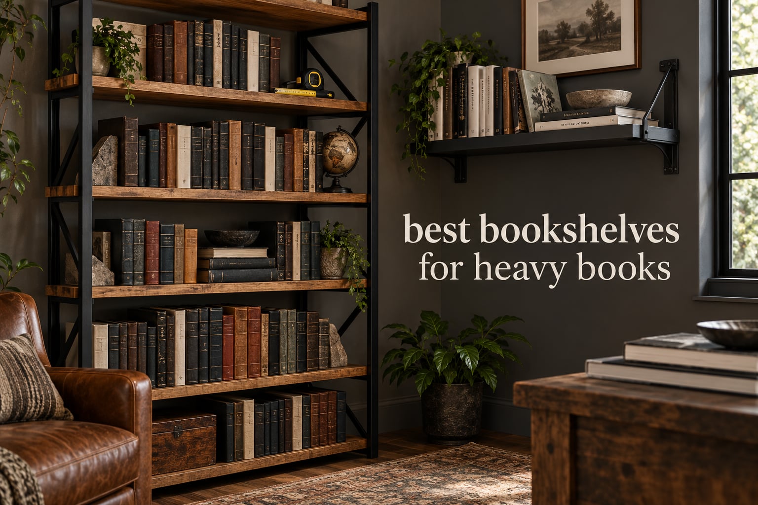 best bookshelves for heavy books