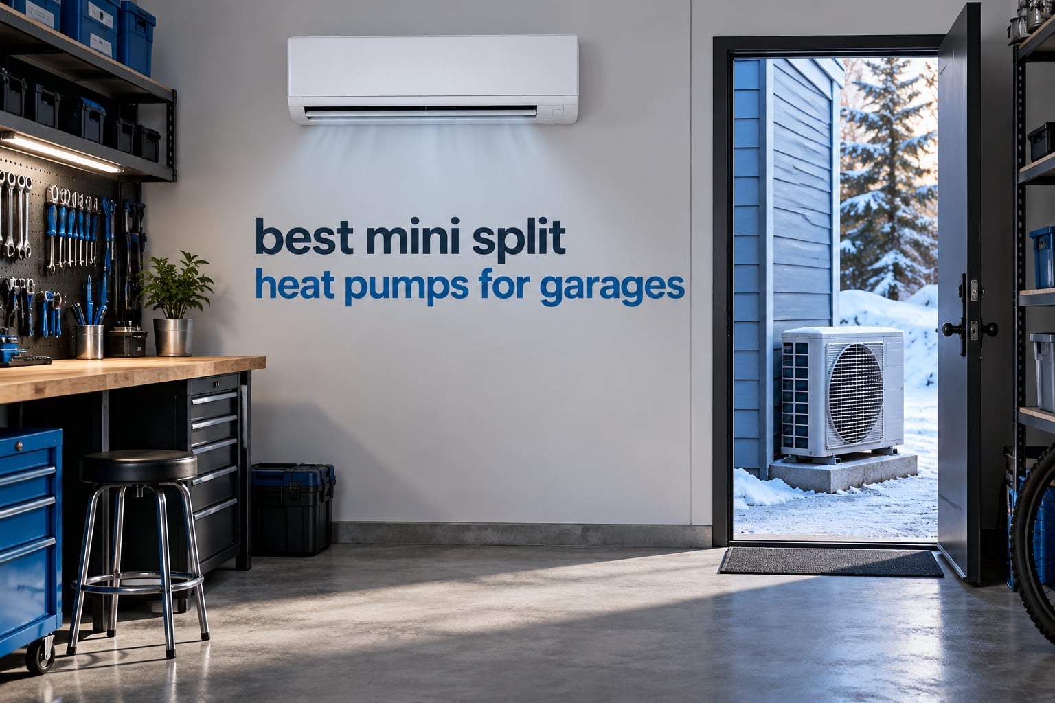 best mini split heat pumps for garages