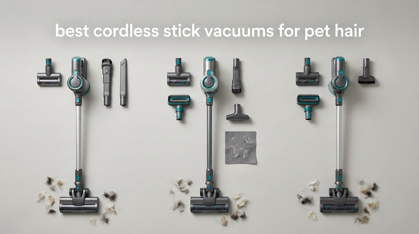 best cordless stick vacuums for pet hair