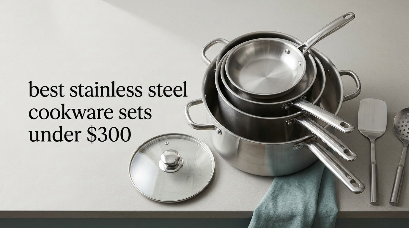 best stainless steel cookware sets under $300
