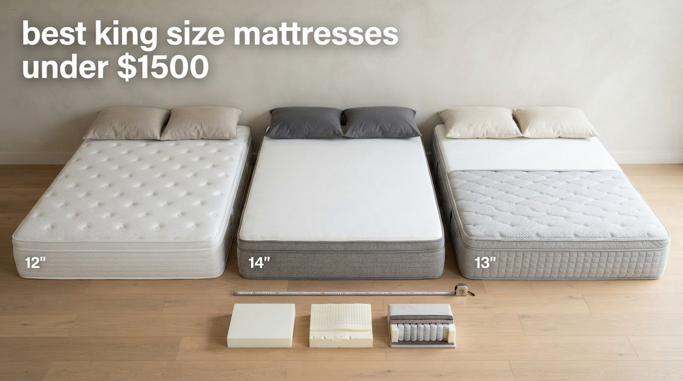 best king size mattresses under $1500