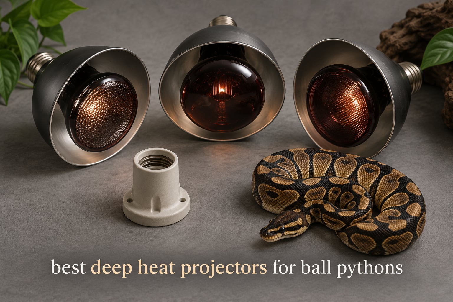 best deep heat projectors for ball pythons
