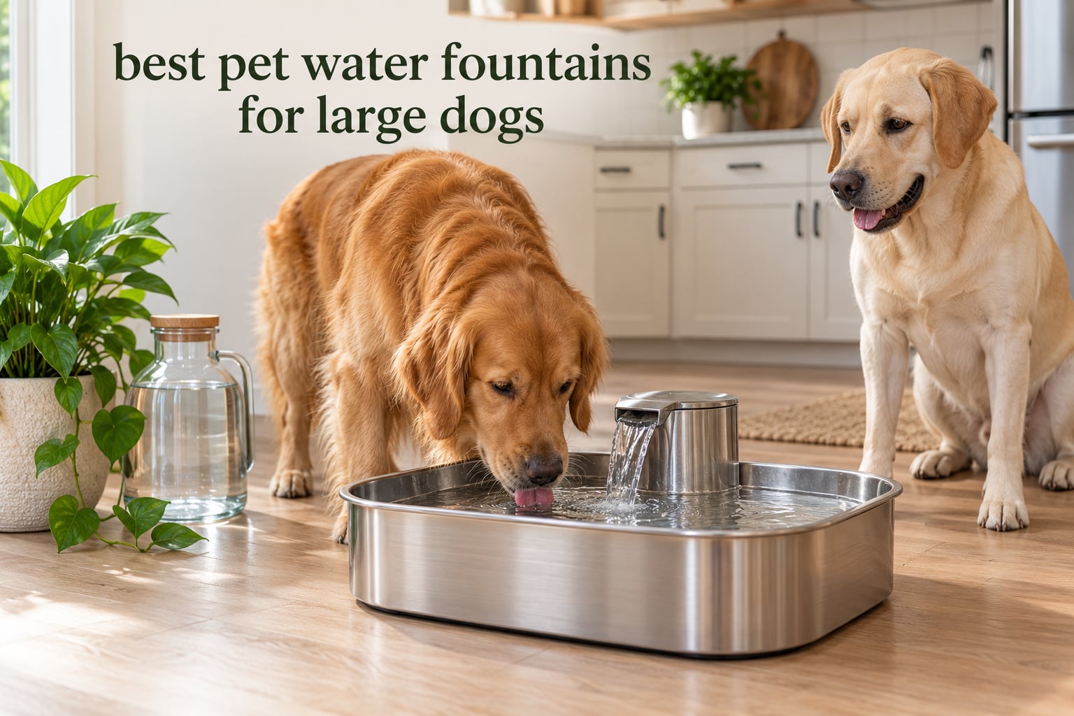 best pet water fountains for large dogs