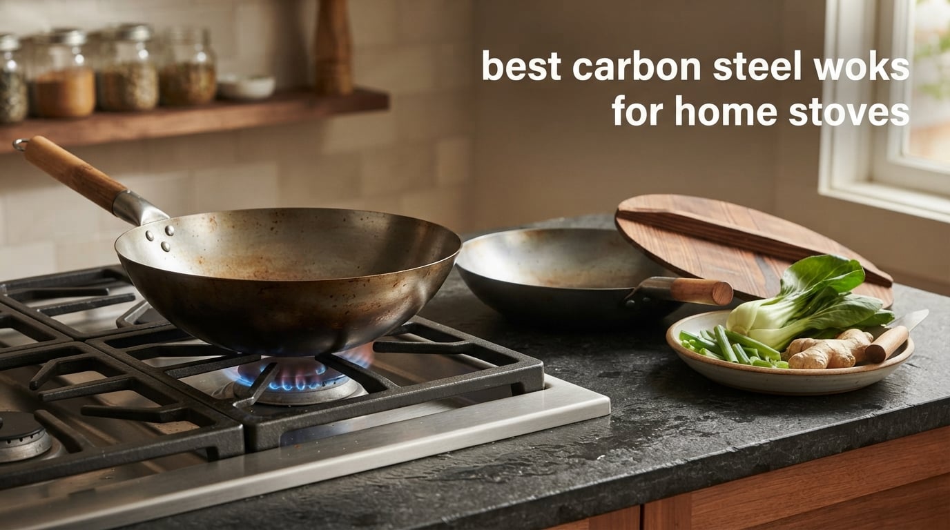 best carbon steel woks for home stoves