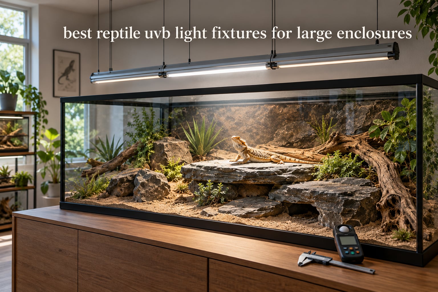 best reptile uvb light fixtures for large enclosures