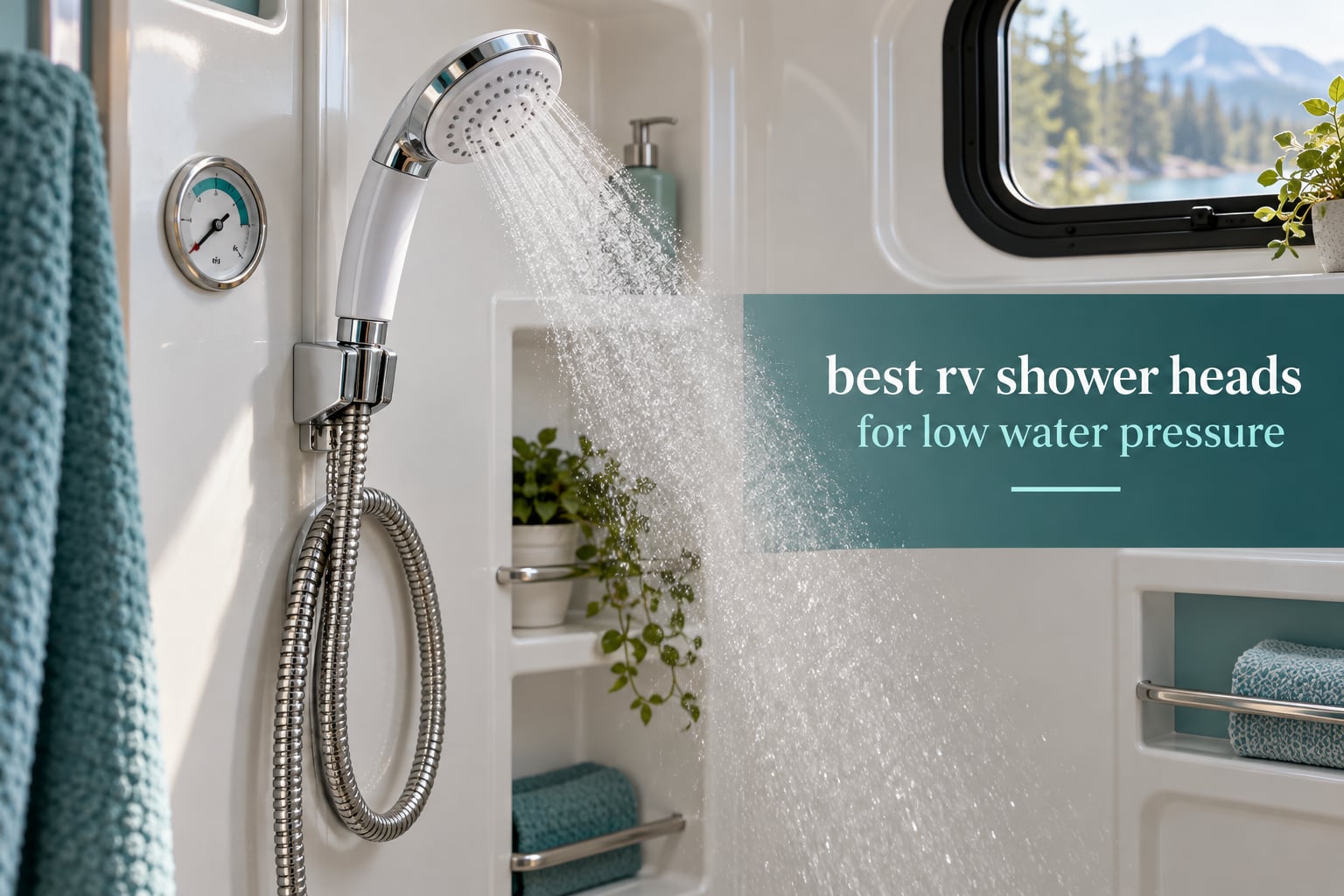best rv shower heads for low water pressure