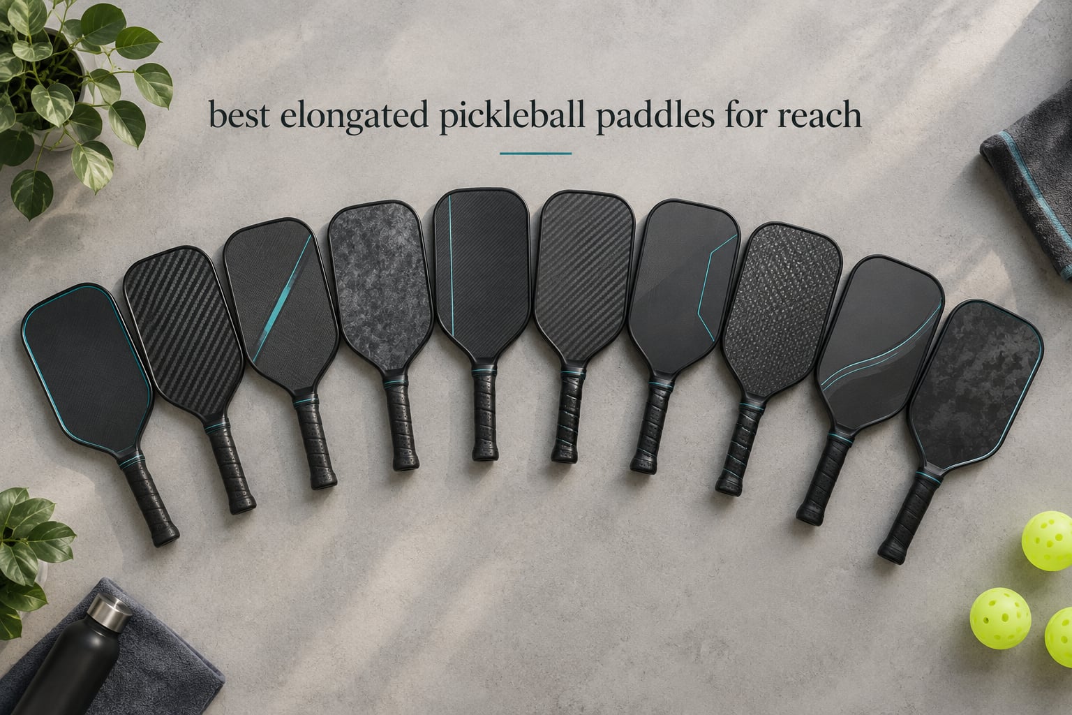 best elongated pickleball paddles for reach