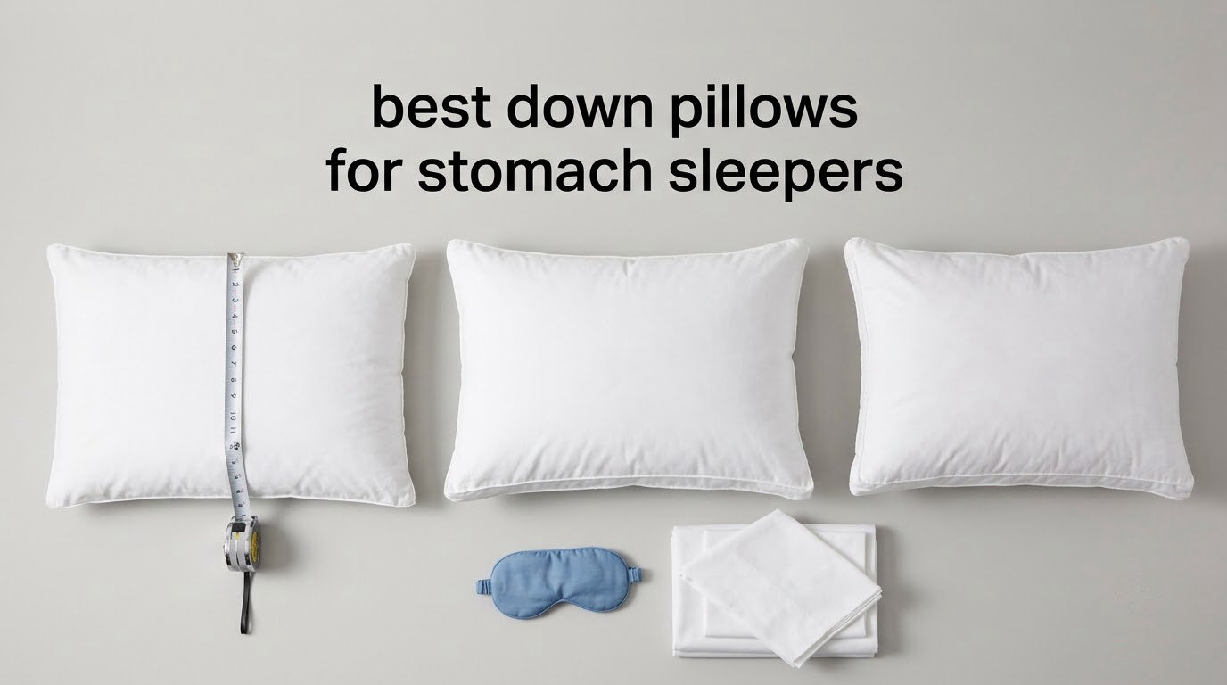 best down pillows for stomach sleepers