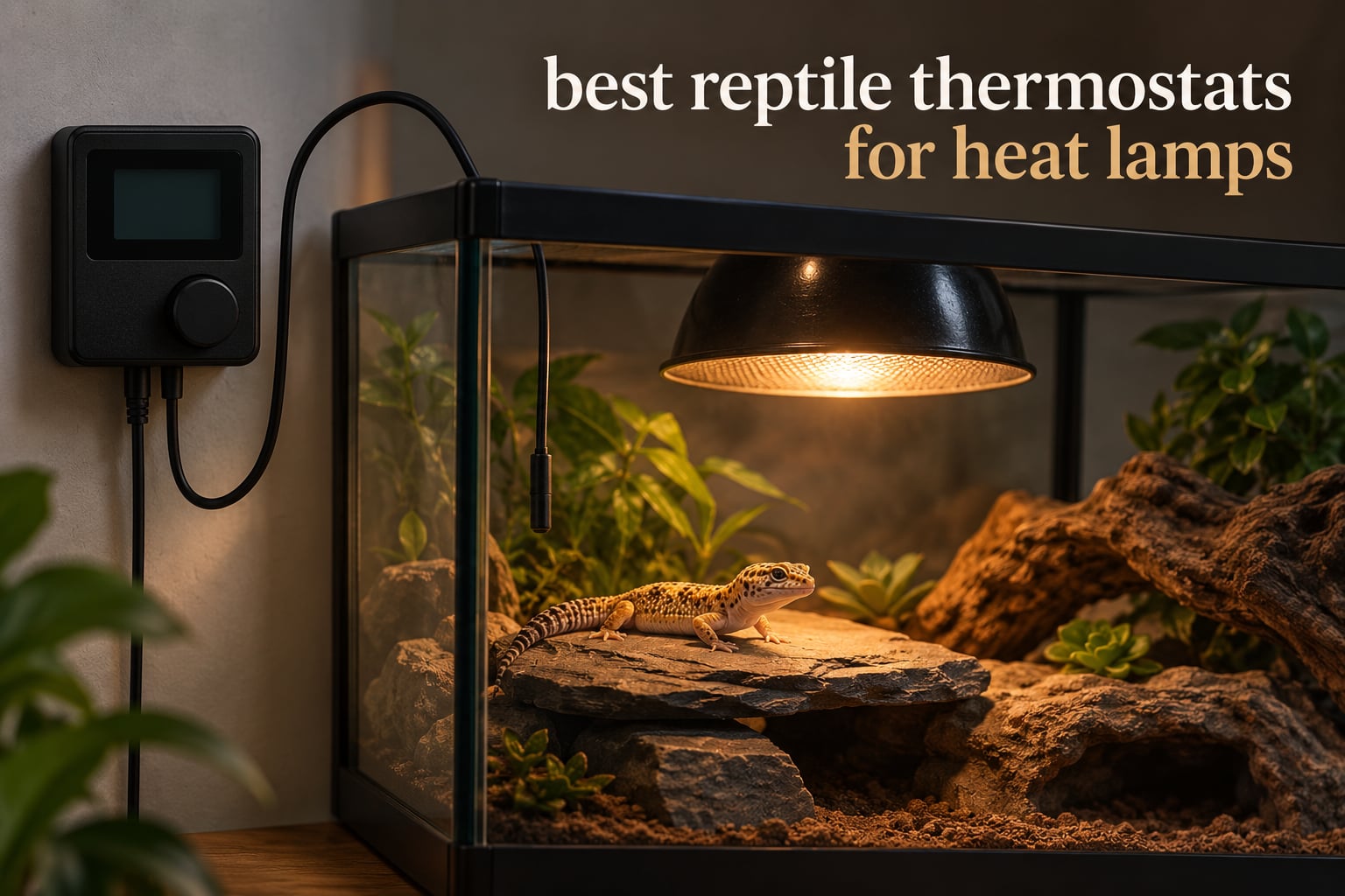 best reptile thermostats for heat lamps