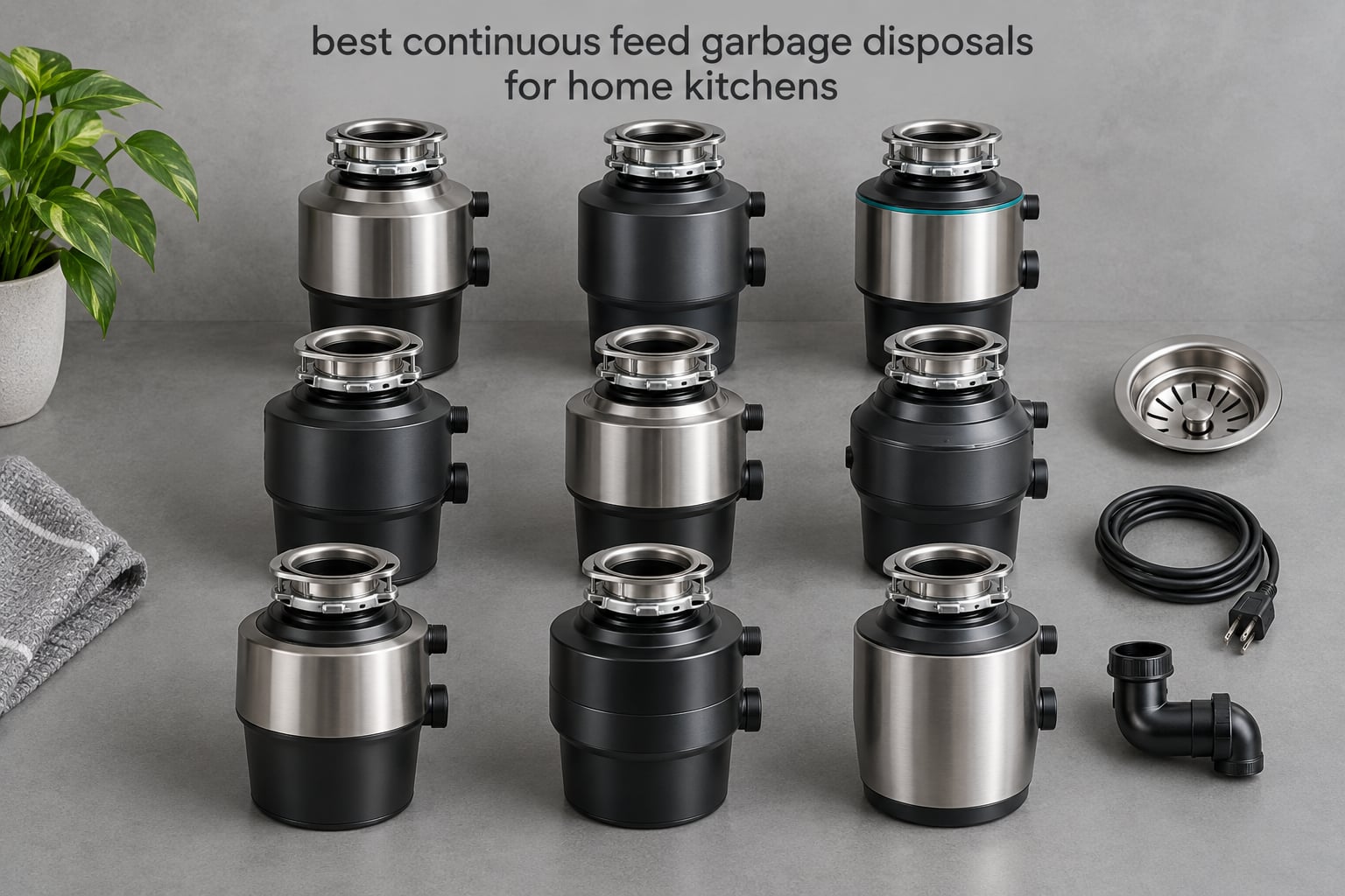 best continuous feed garbage disposals for home kitchens