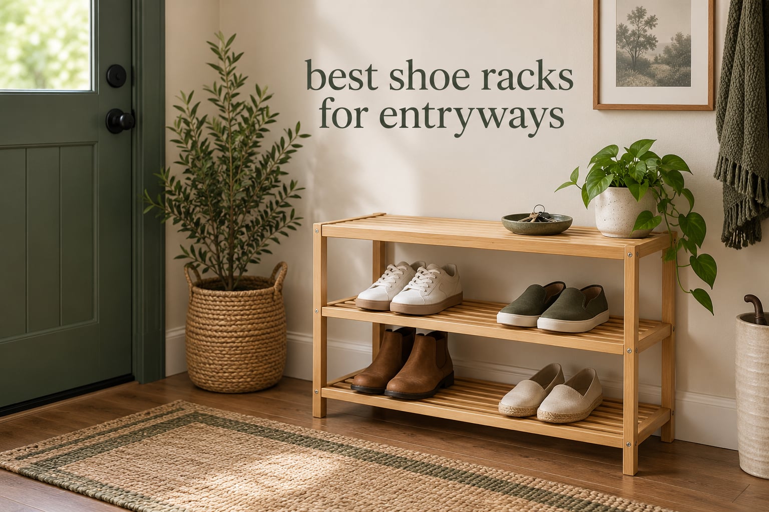 best shoe racks for entryways