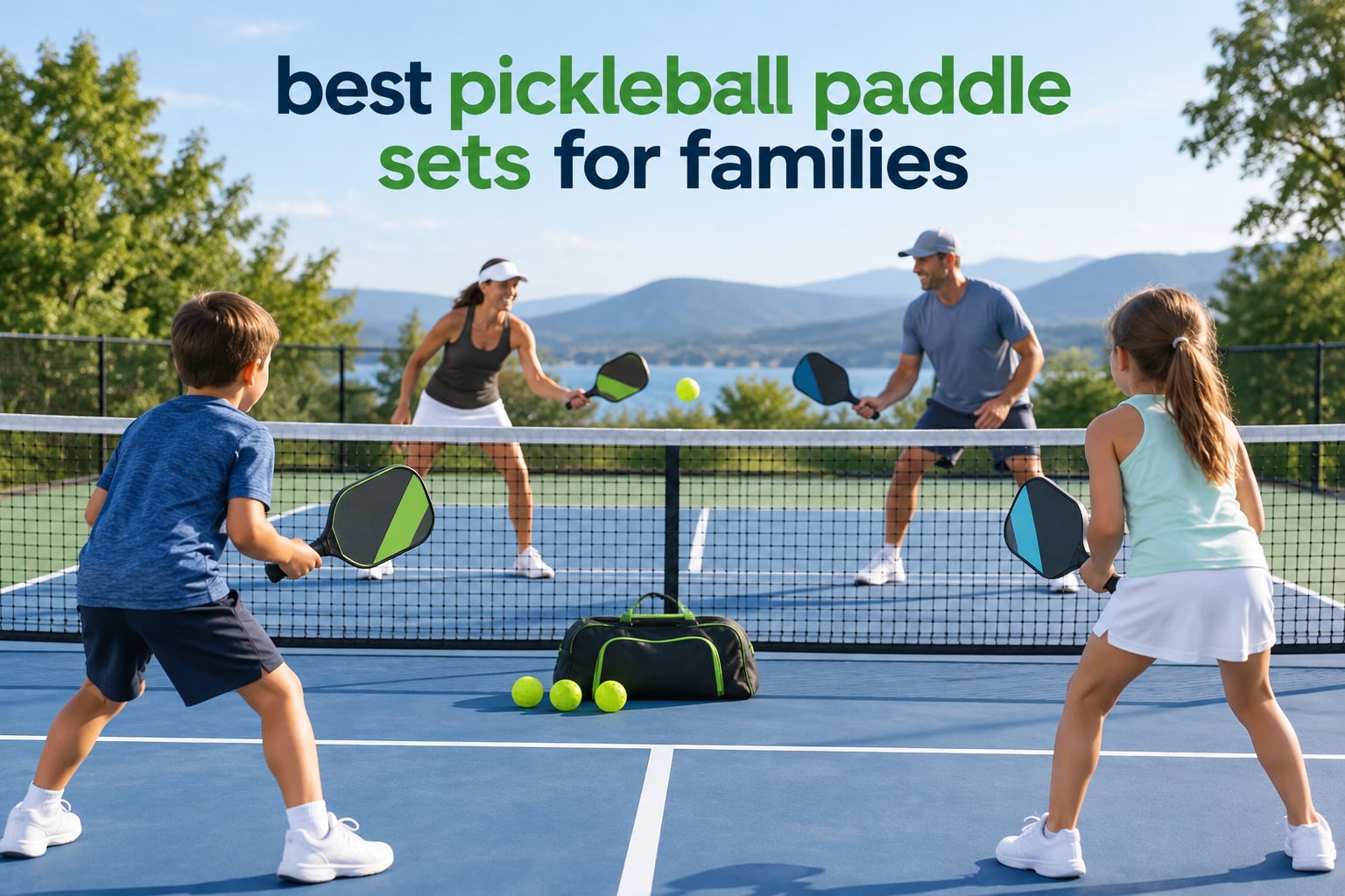 best pickleball paddle sets for families