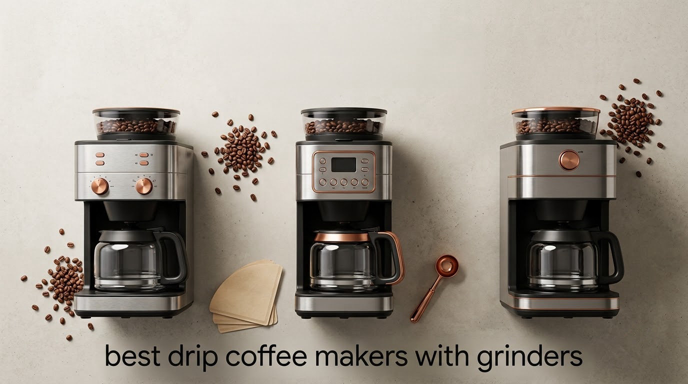 best drip coffee makers with grinders