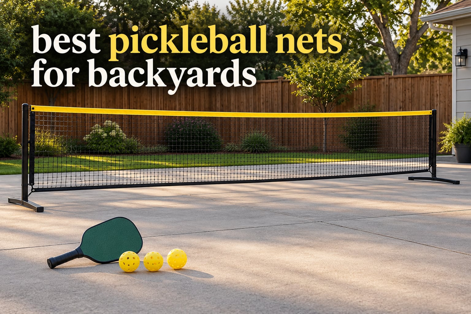 best pickleball nets for backyards