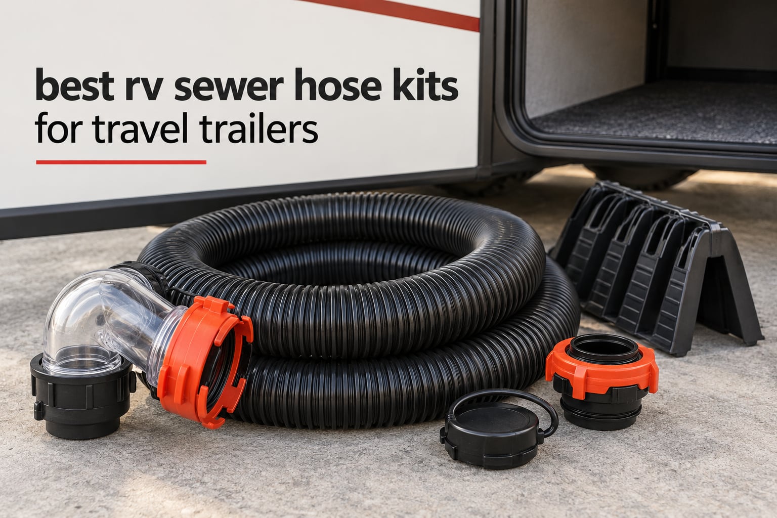 best rv sewer hose kits for travel trailers
