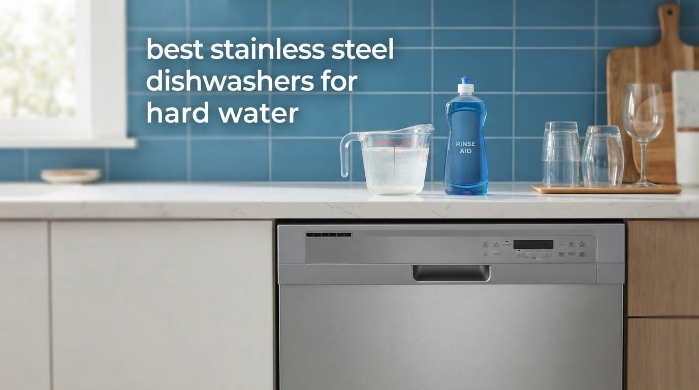 best stainless steel dishwashers for hard water